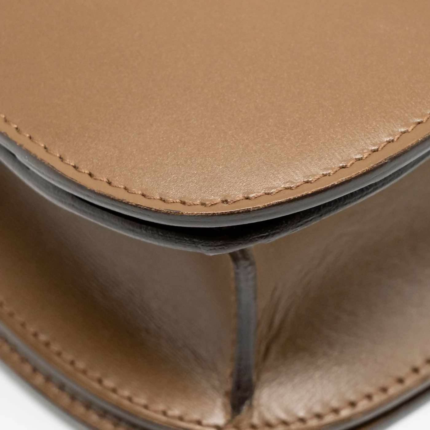 CELINE Medium Classic Box Bag Calfskin Camel