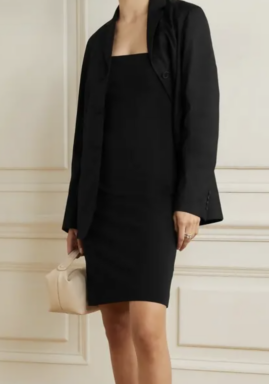 The Row Ferren Strapless Stretch-Jersey Dress