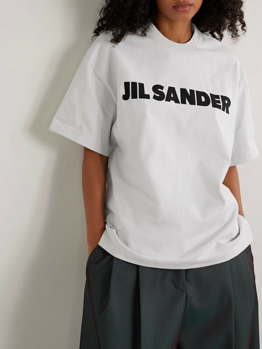 Jil Sander Heavy Cotton Logo T-Shirt