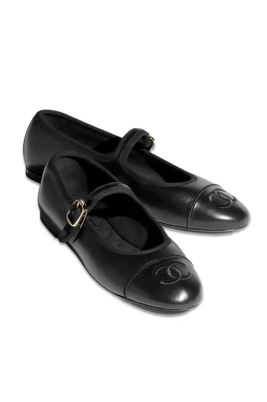 Chanel Mary Jane flats in Lambskin - FULL SET