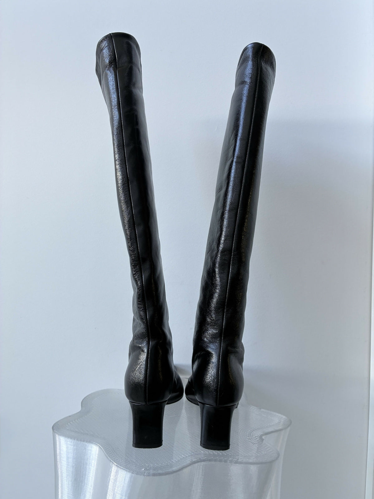 KHAITE Ona Knee-High Leather Boots - Full Set