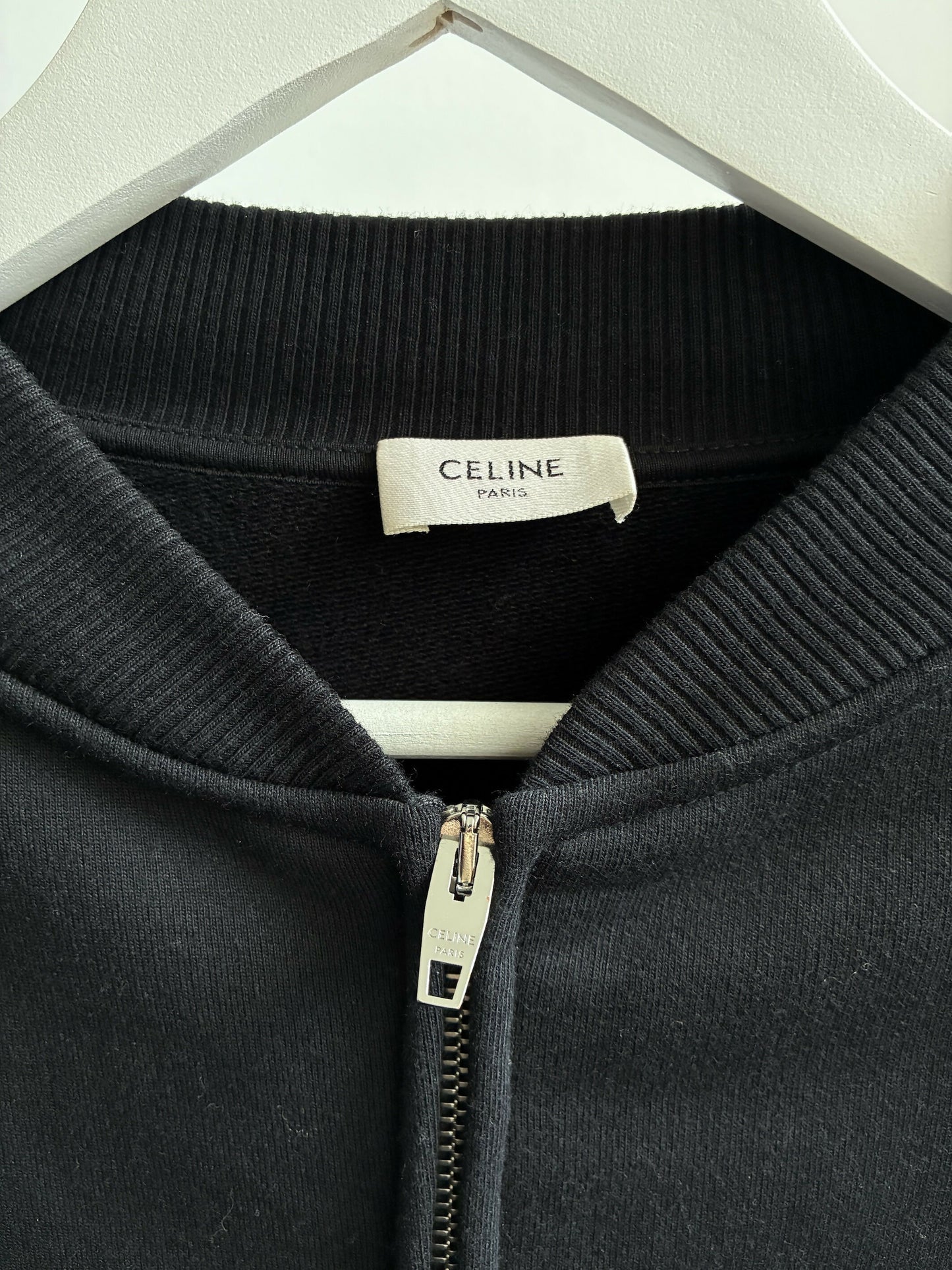 Celine Teddy Jacket, Cotton Fleece