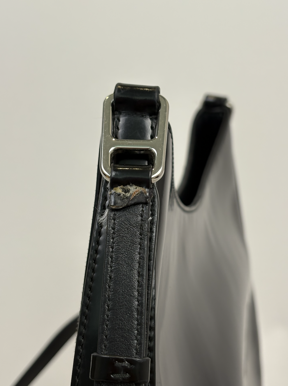Prada Cleo Bag in Black Leather - FULL SET