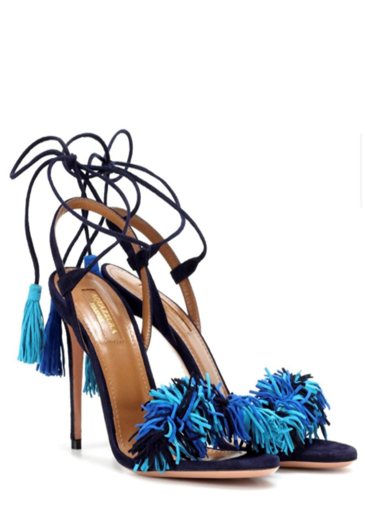 Aquazzura Wild Thing 105 Fringe Sandals