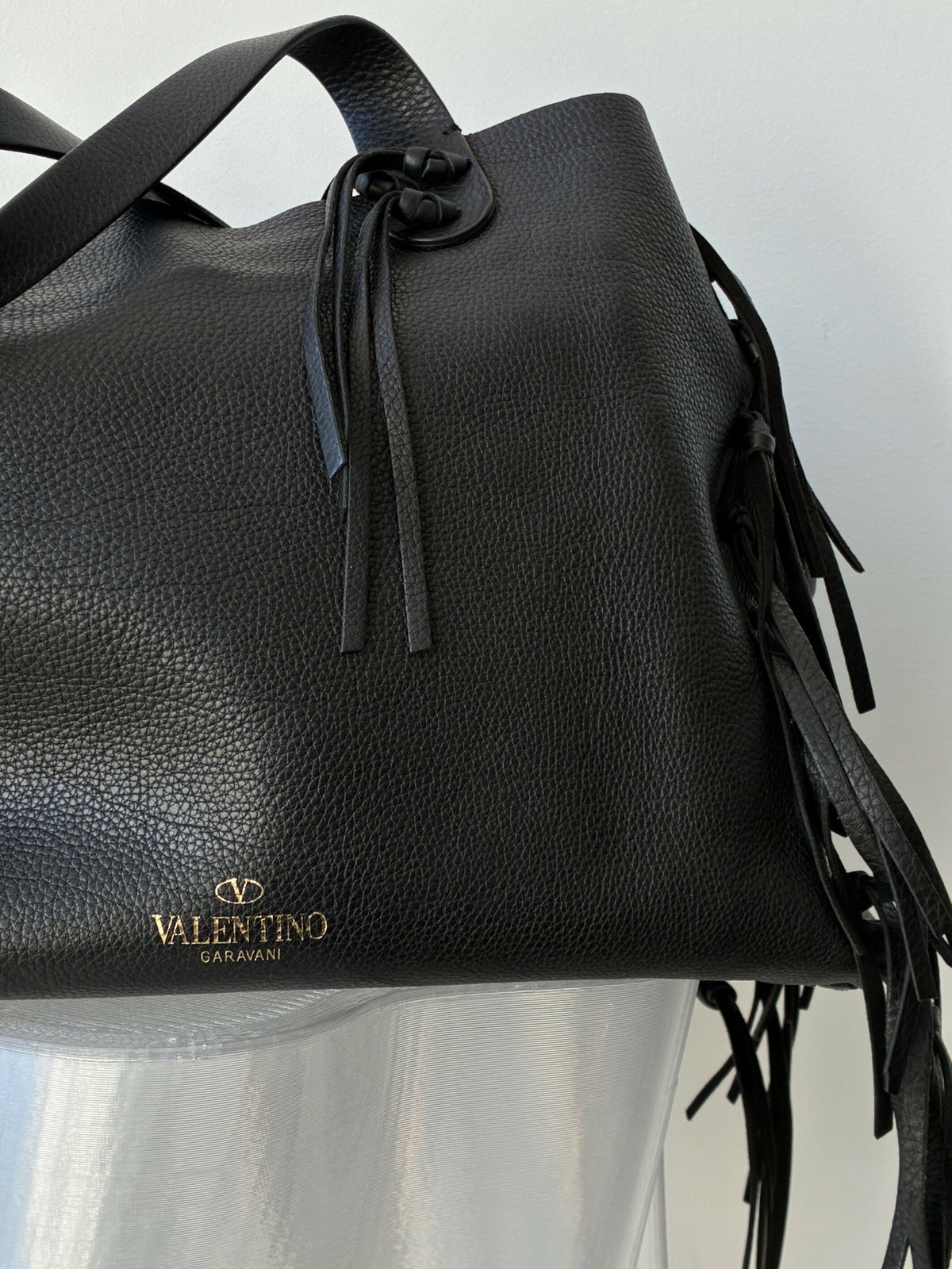 Valentino Garavani C-Rockee Fringe Tote Bag