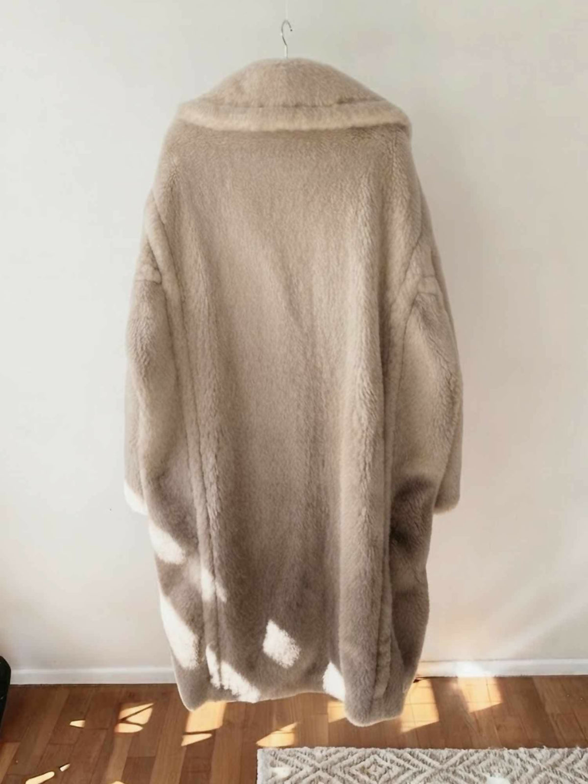 Max Mara Gatto Gradient Double-Breasted Teddy Coat