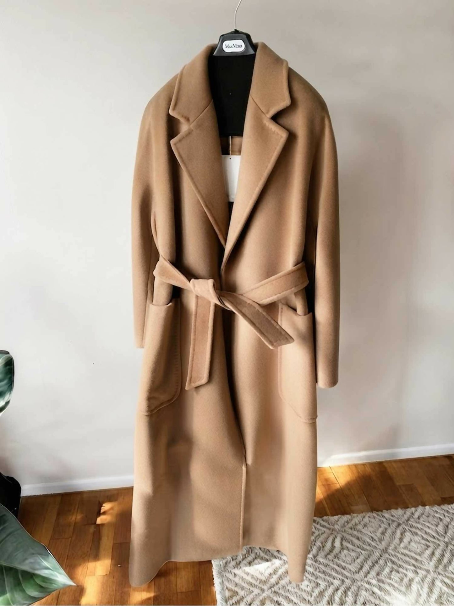 Max Mara Locri Belted Long-Sleeved Coat