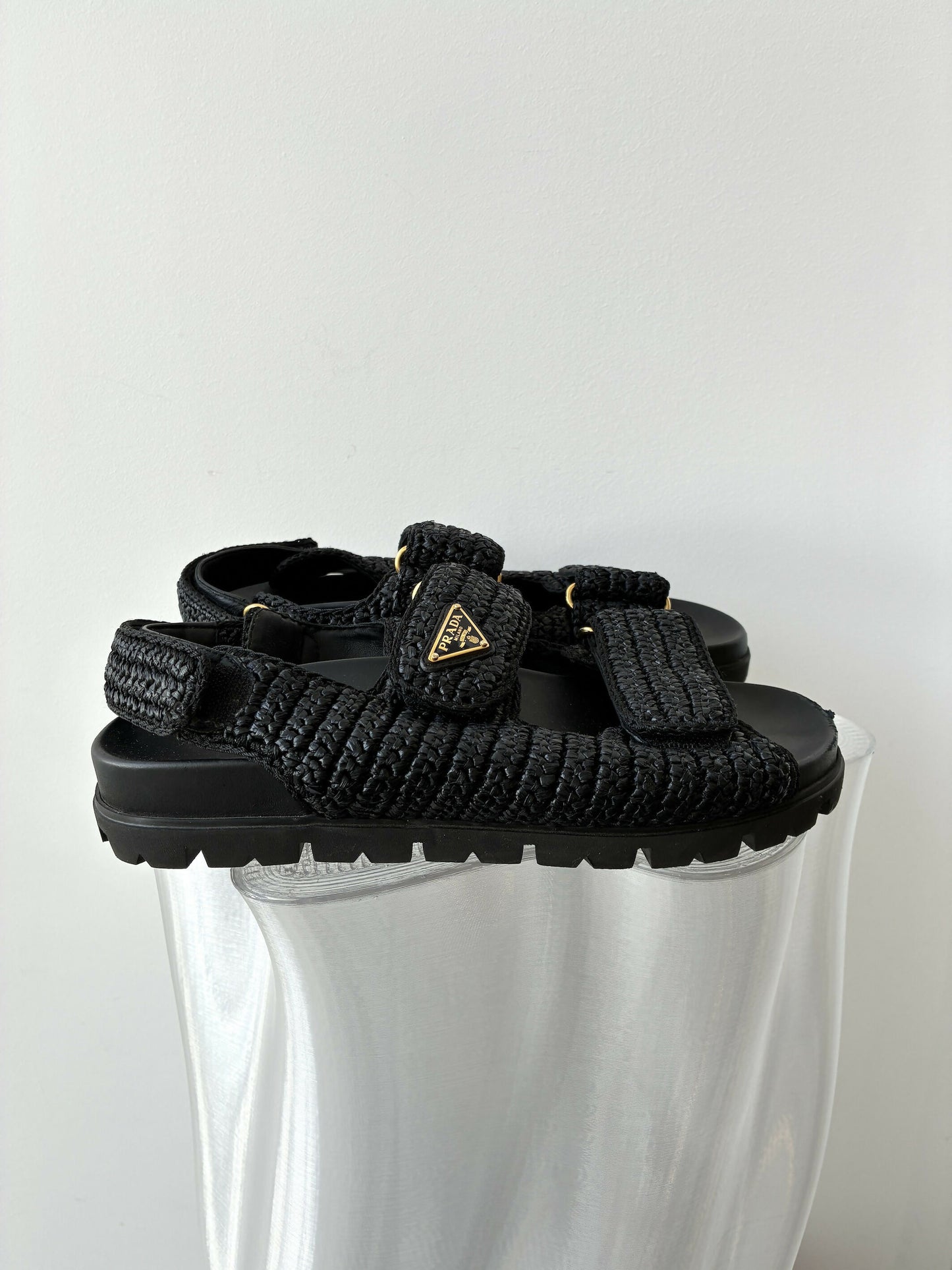 Prada Crochet Sandals