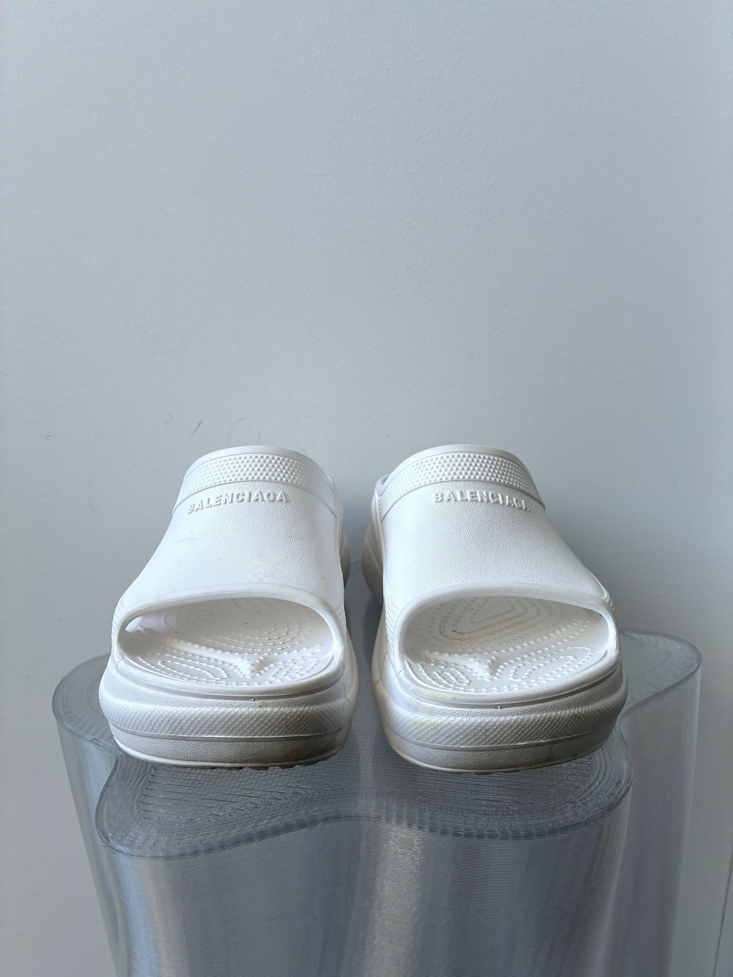 Balenciaga x Crocs Rubber Platform Slides