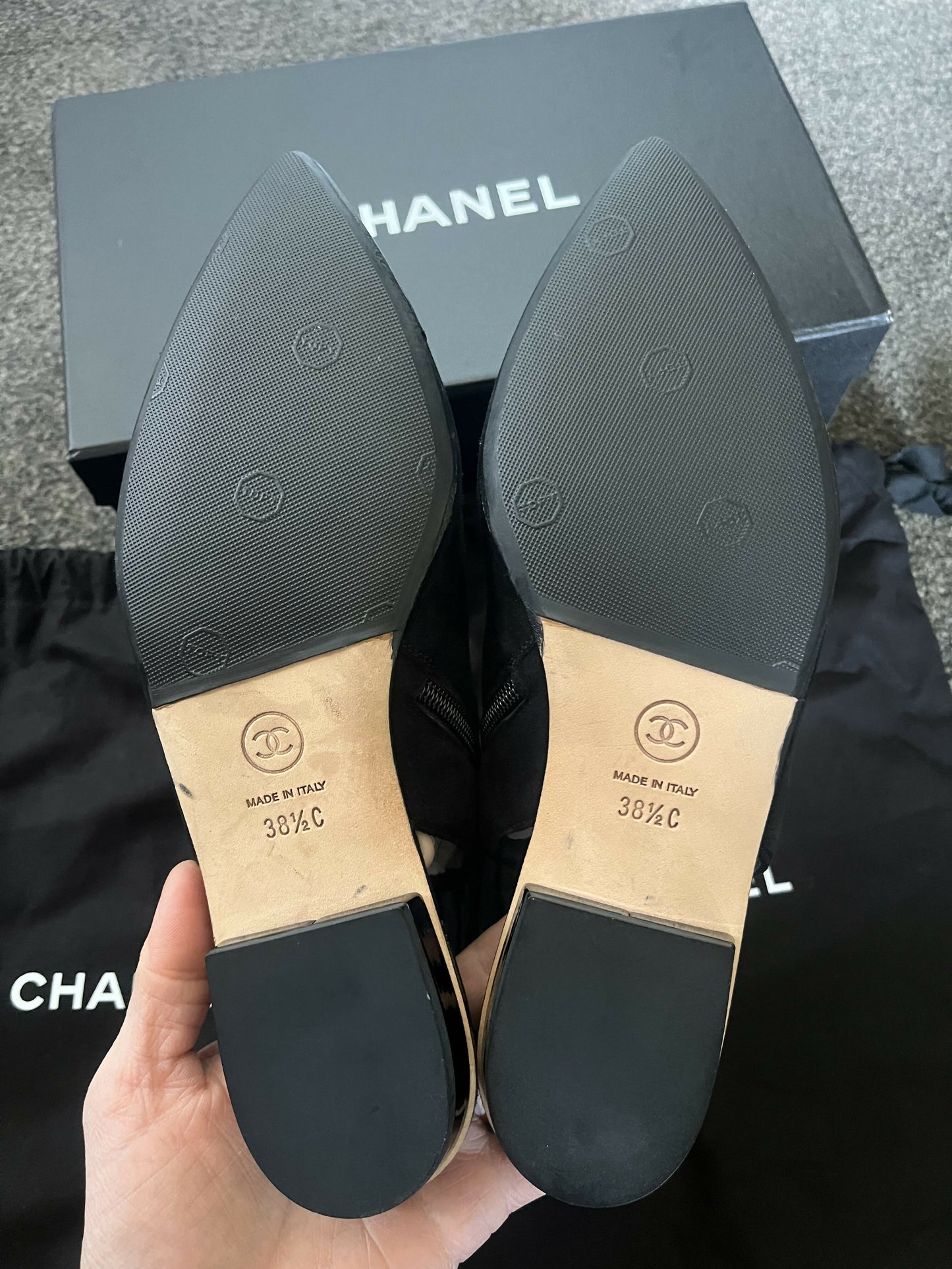 Chanel Strappy Ankle Boots - Full Set