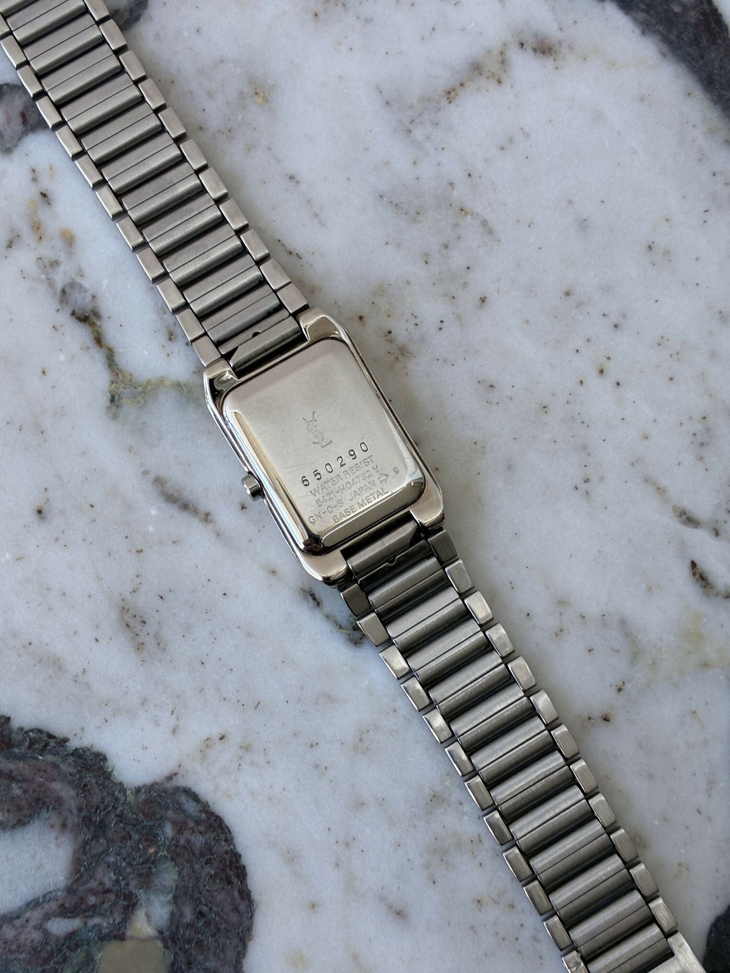 Yves Saint Laurent Bi-Tone Tank Watch
