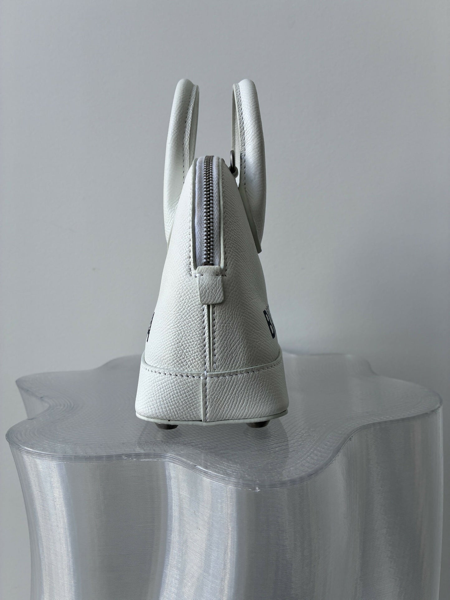 Balenciaga Ville White Top Handle Bag
