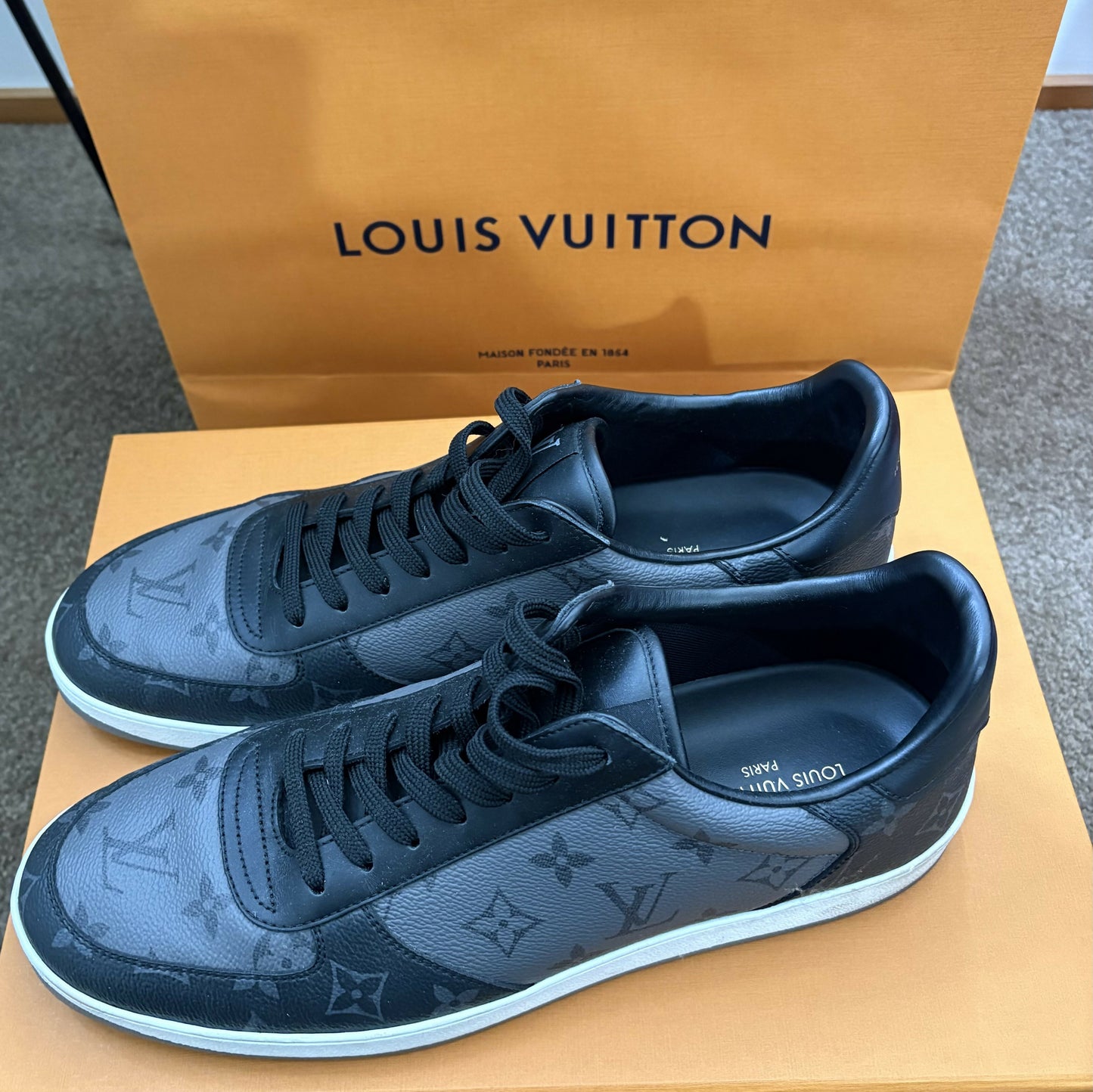 Louis Vuitton Rivoli Monogram Black Men's
