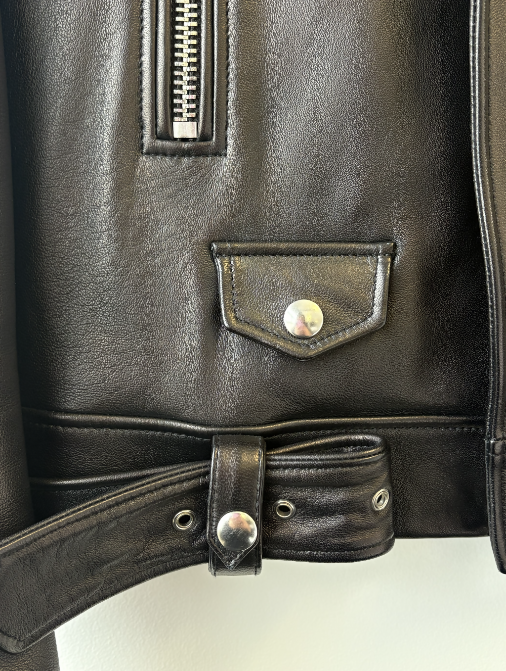 Acne Studios Leather Biker Jacket