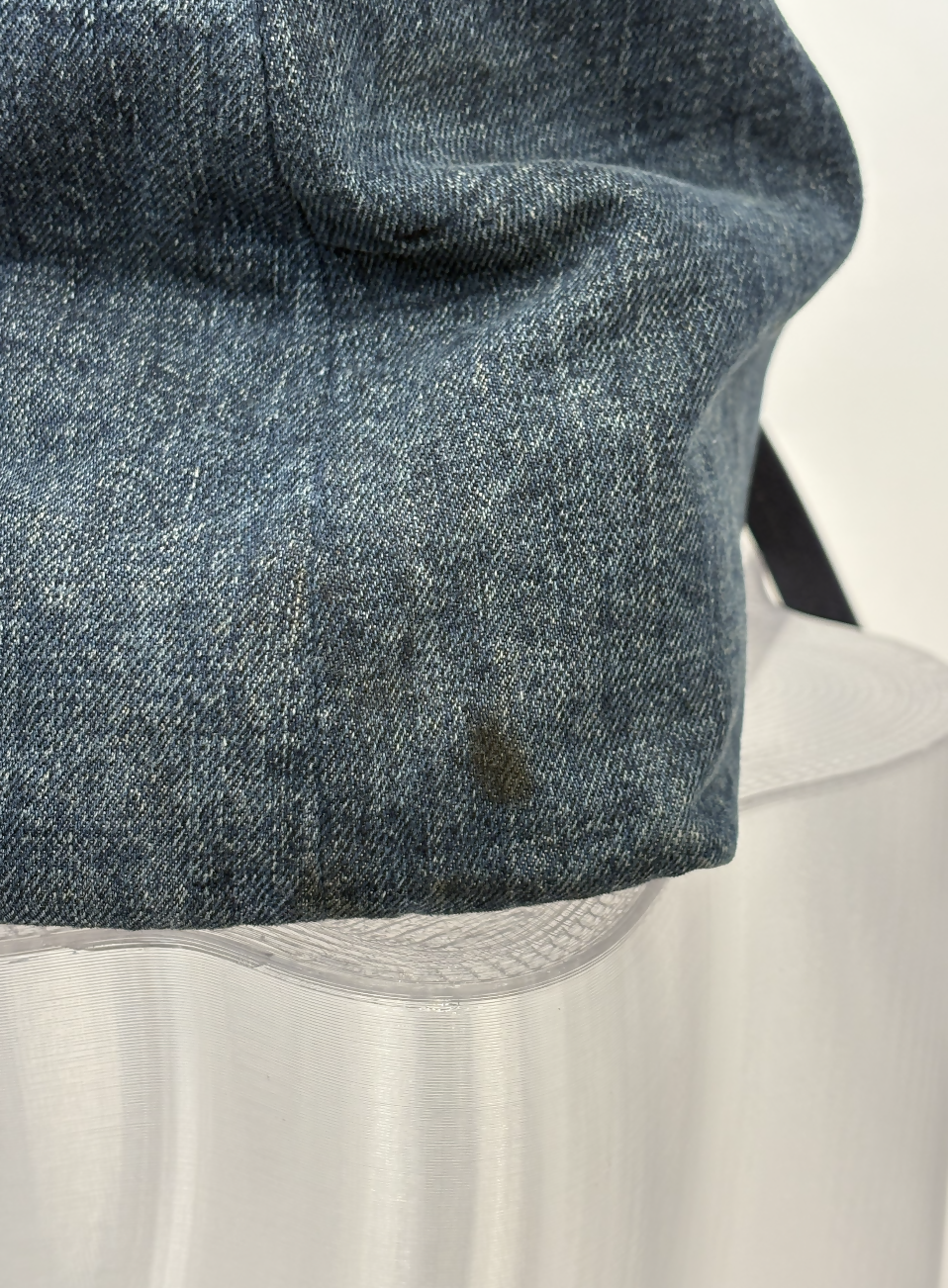 Miu Miu Denim and Leather Bucket Bag