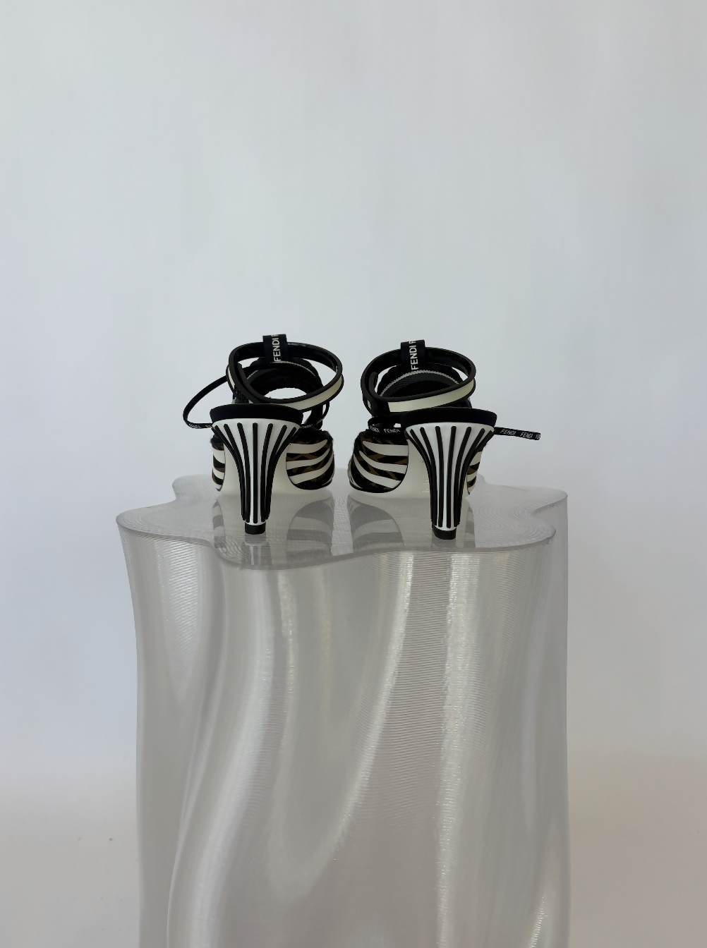 Fendi Zucca Heeled Sandals