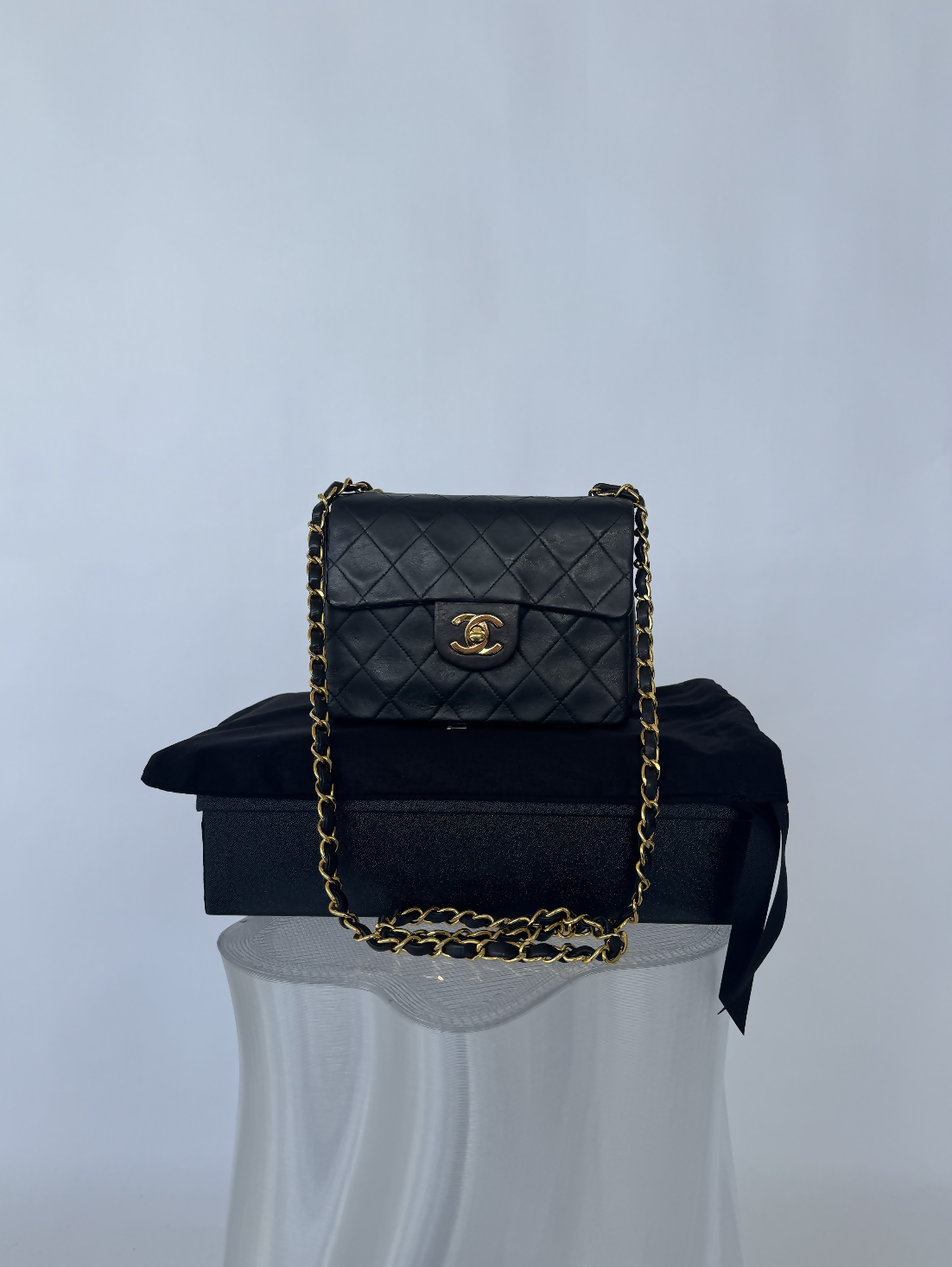 Chanel Small Square Flap Shoulder Bag - FULL SET