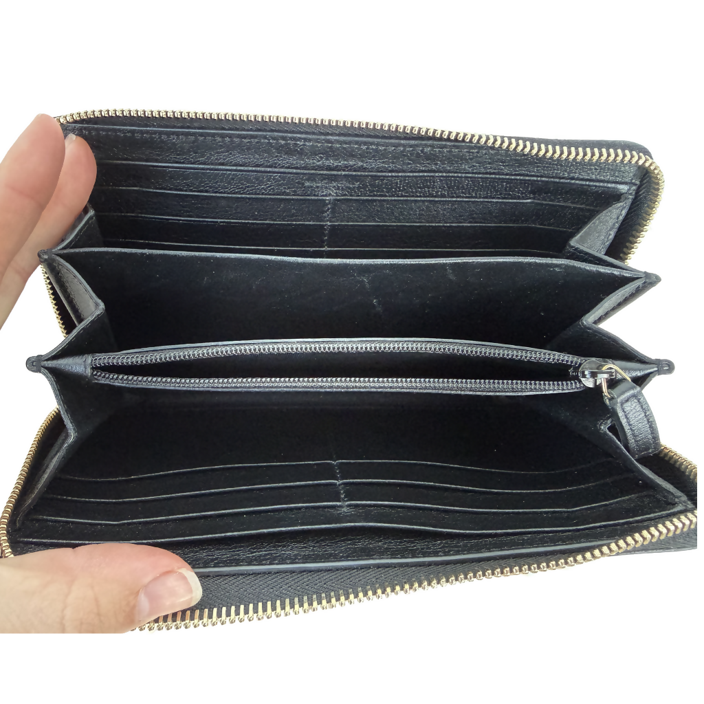 Saint Laurent Monogram Full Zip Wallet