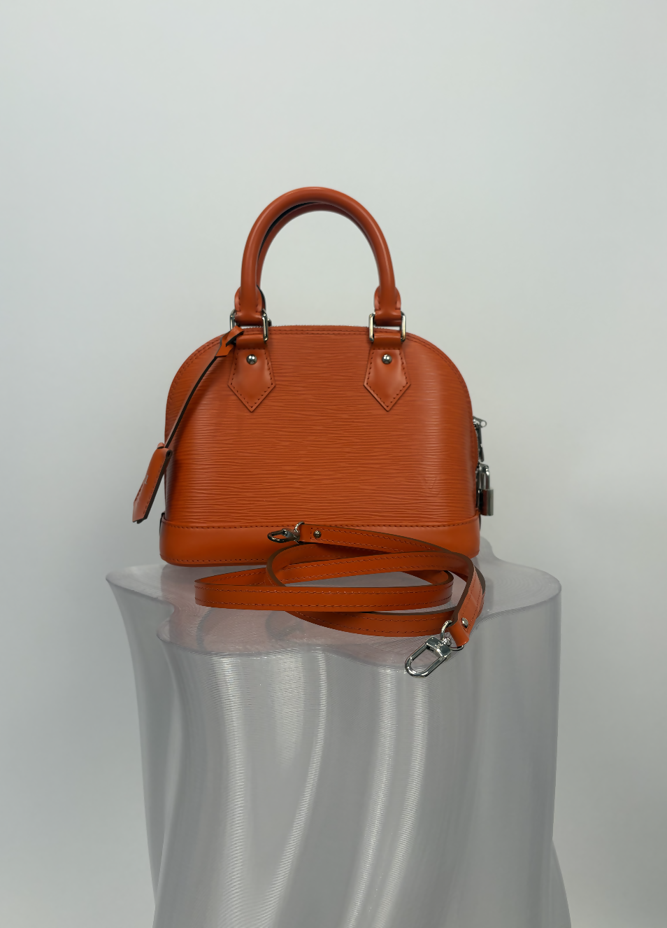 Louis Vuitton Alma BB in Orange Epi Leather - FULL SET