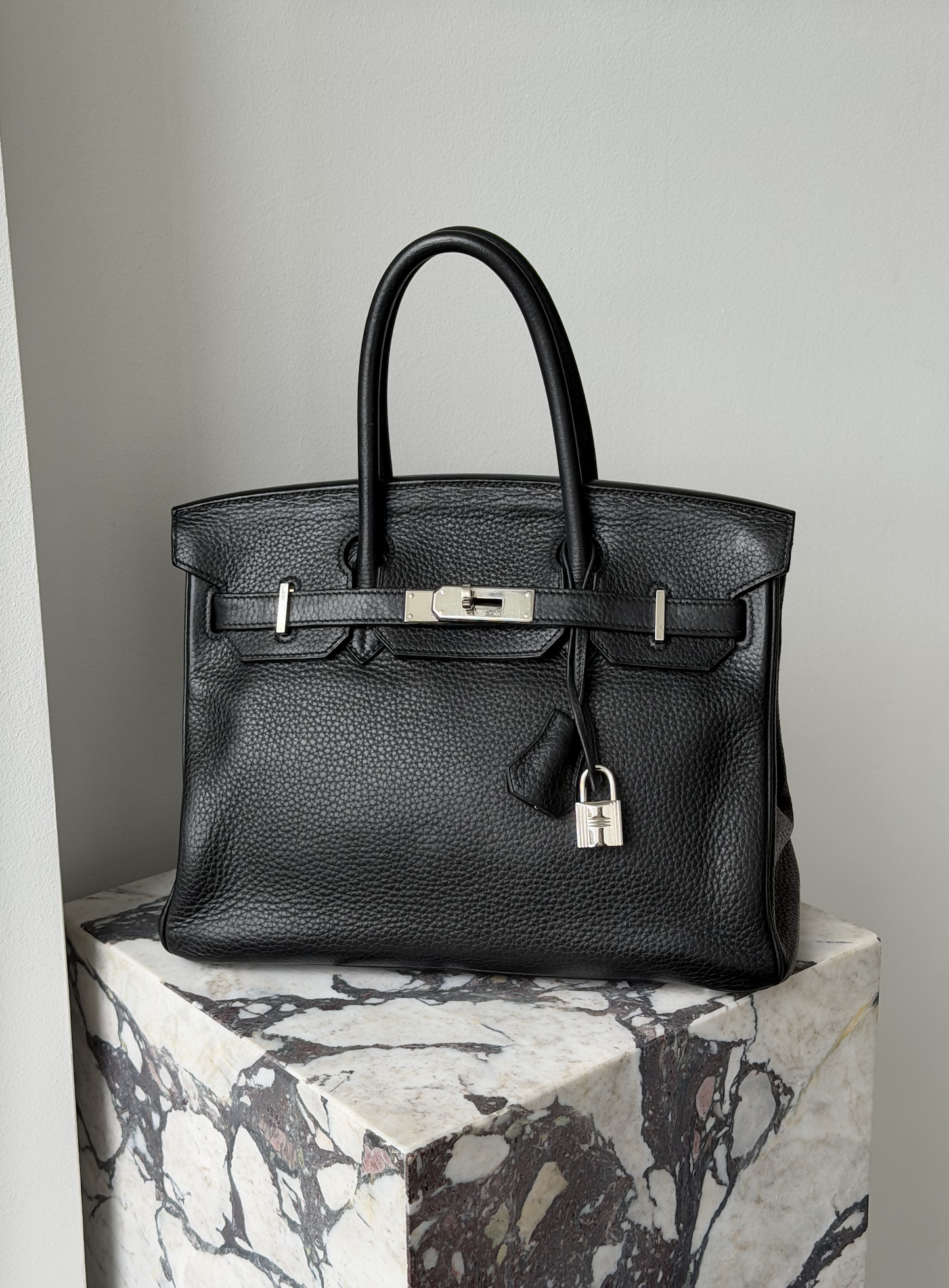 Hermès Birkin 30 – Noir Togo Leather with Palladium Hardware