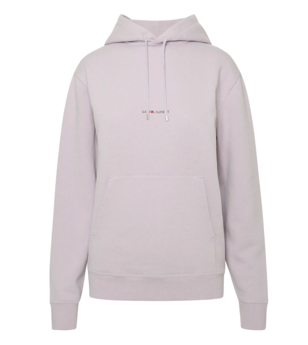 Saint Laurent Saint Laurent Logo Printed Drawstring Hoodie