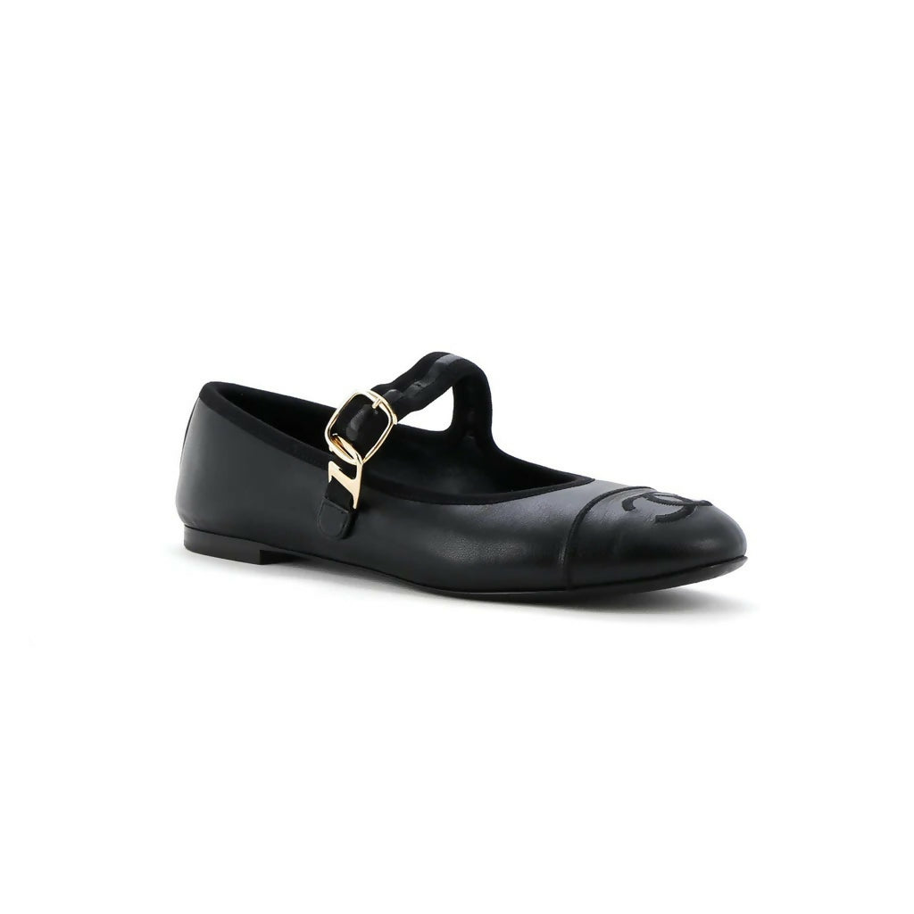 Chanel Mary Jane flats in Lambskin - FULL SET