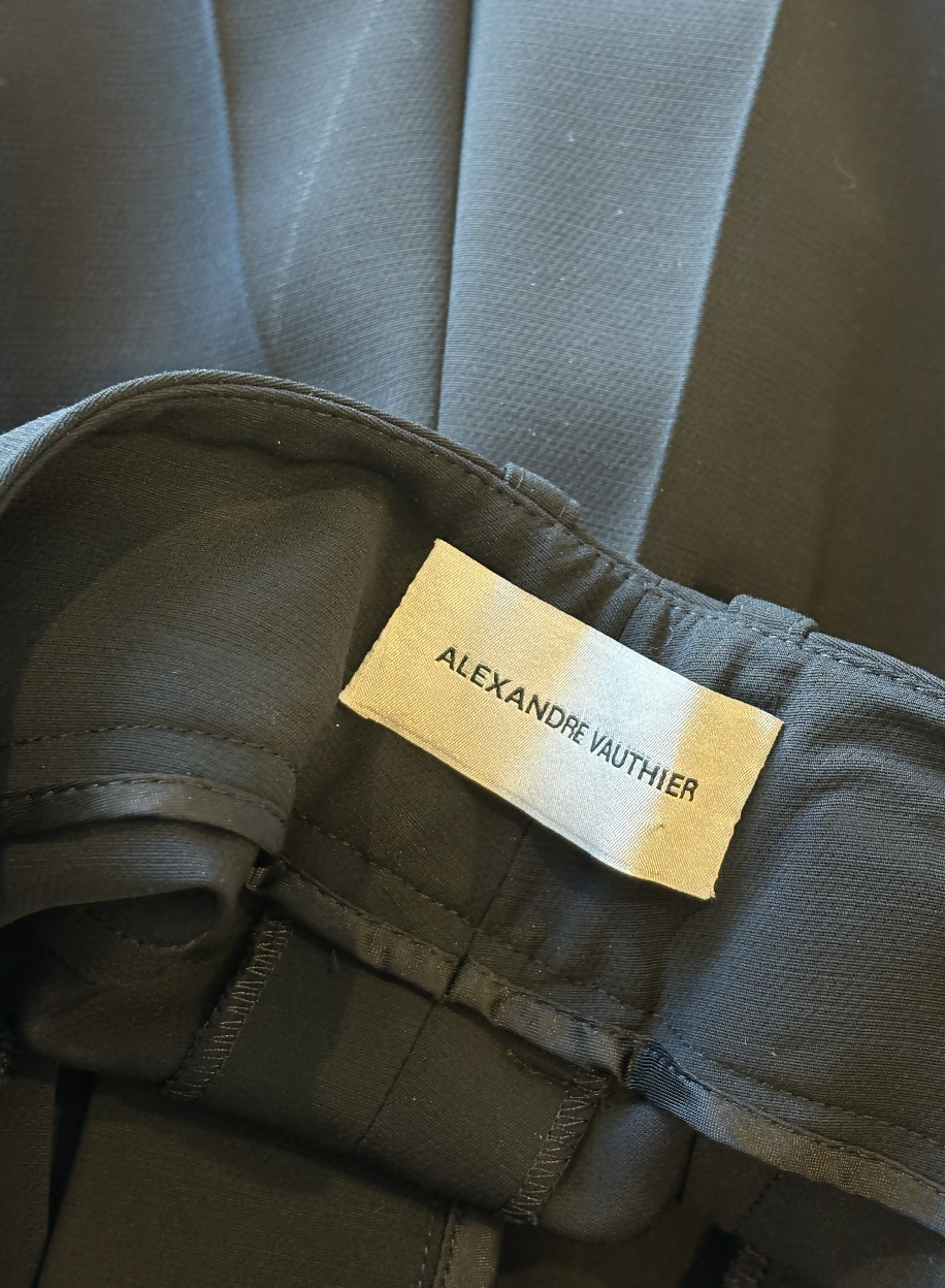 Alexandre Vauthier Couture Edit Boyfriend Pants in Black