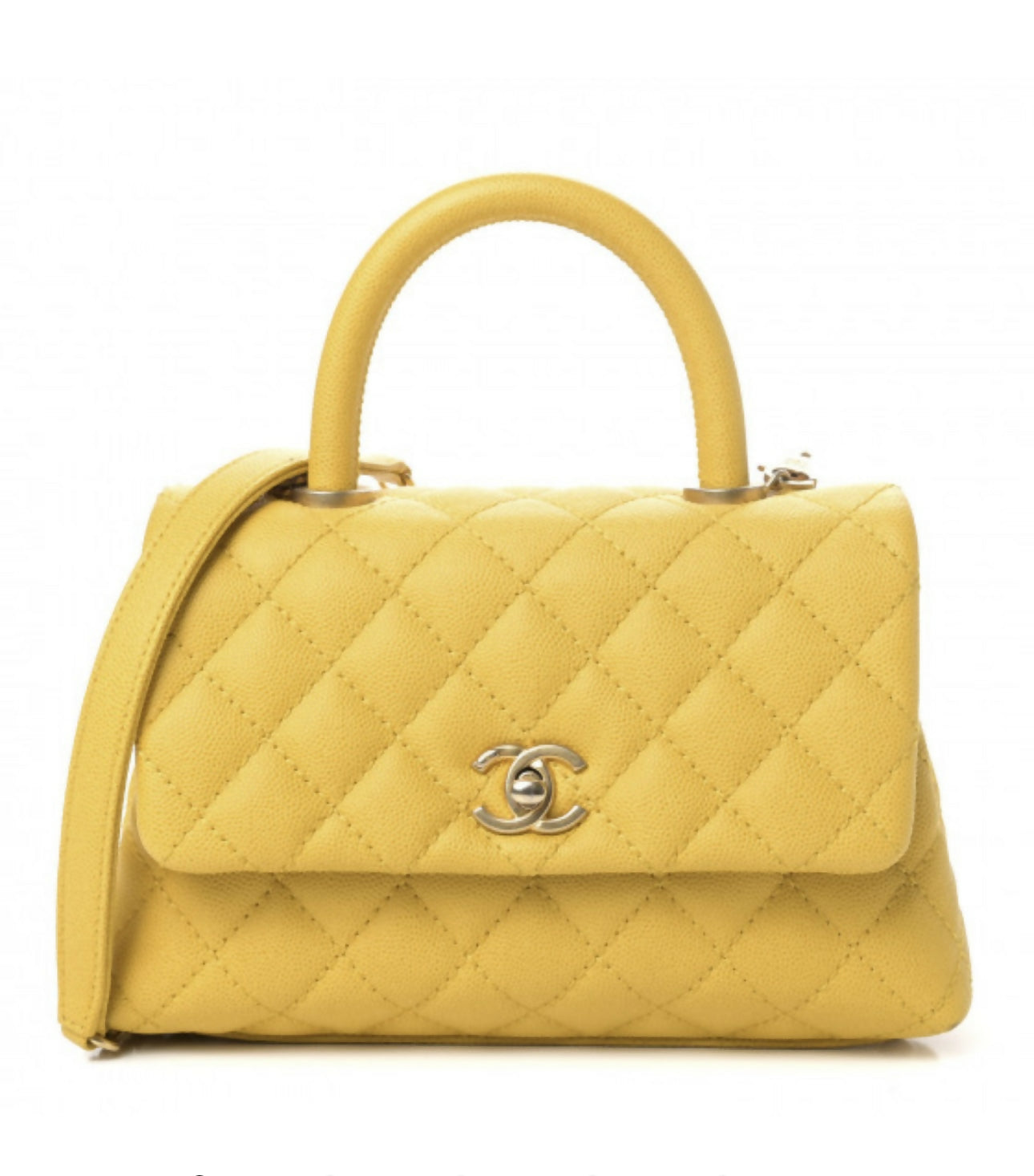 CHANEL Mini Coco Handle - Yellow #25