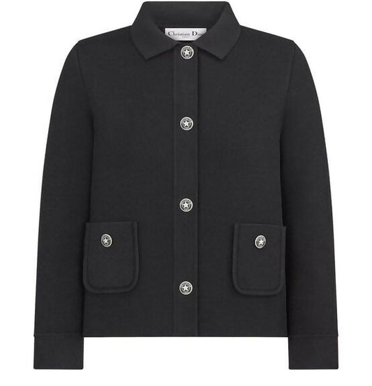 Christian Dior Black Technical Knit Jacket