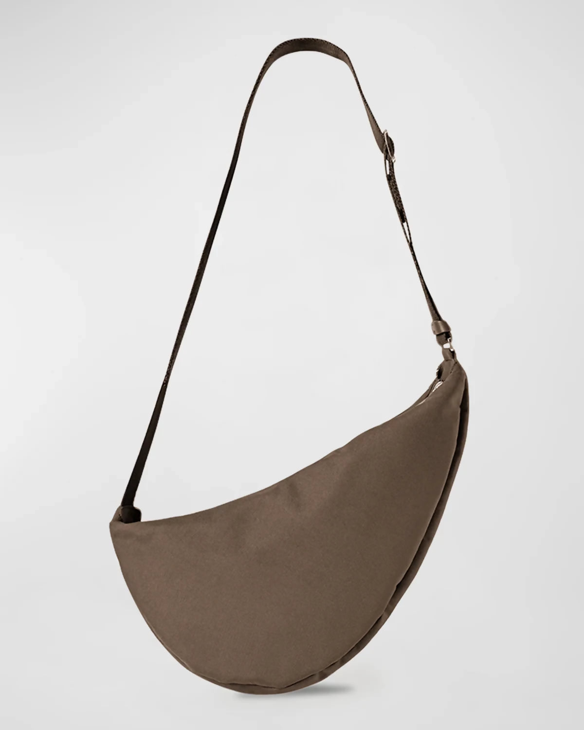 The Row Slouchy Banana Bag in Brown Canvas
