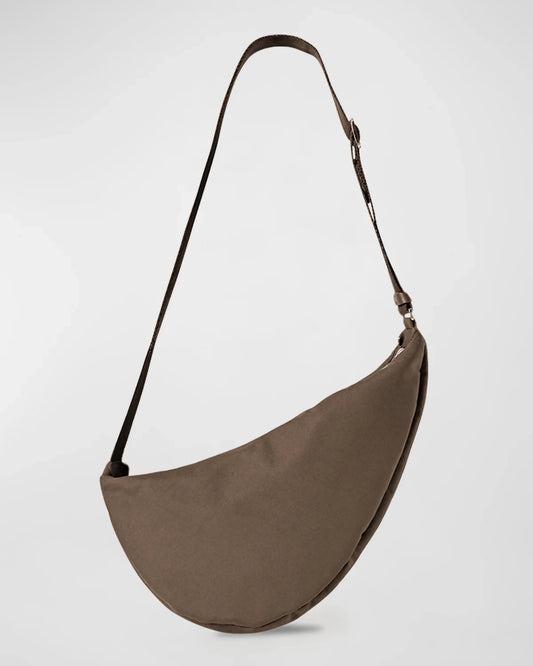 The Row Slouchy Banana Bag in Brown Canvas