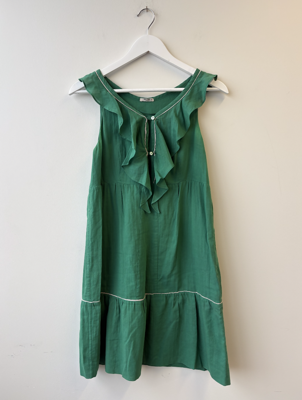 Miu Miu Green Mini Dress