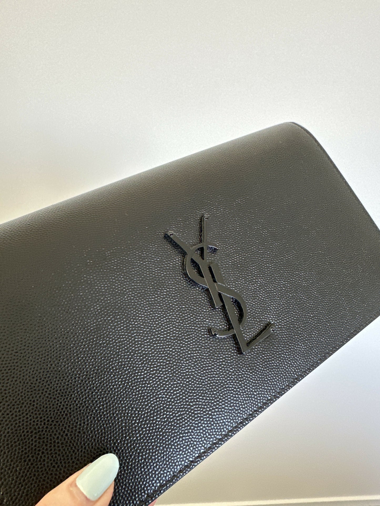 YSL Monochrome Kate clutch bag