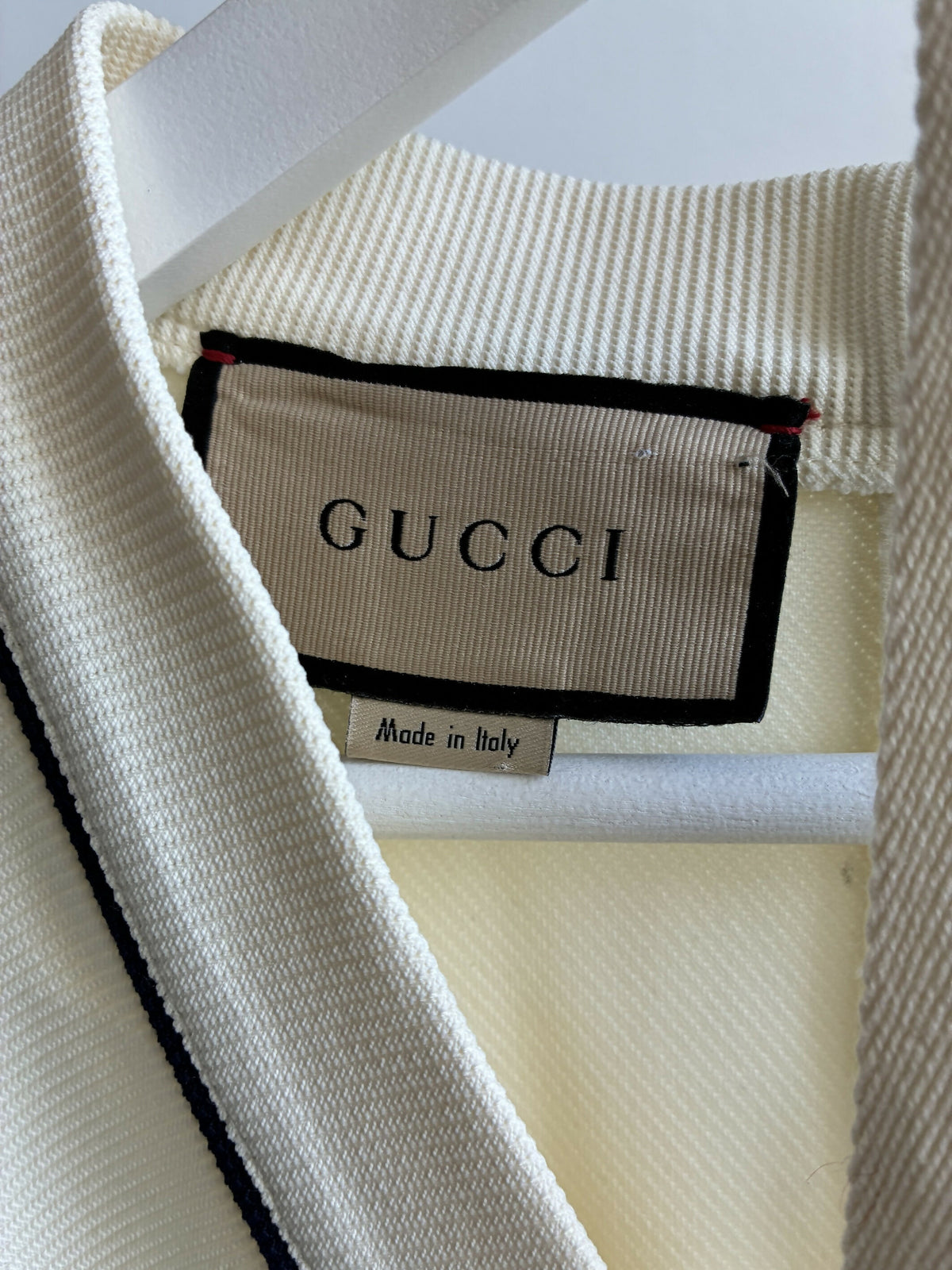 Gucci A-Line Belted Knit Dress