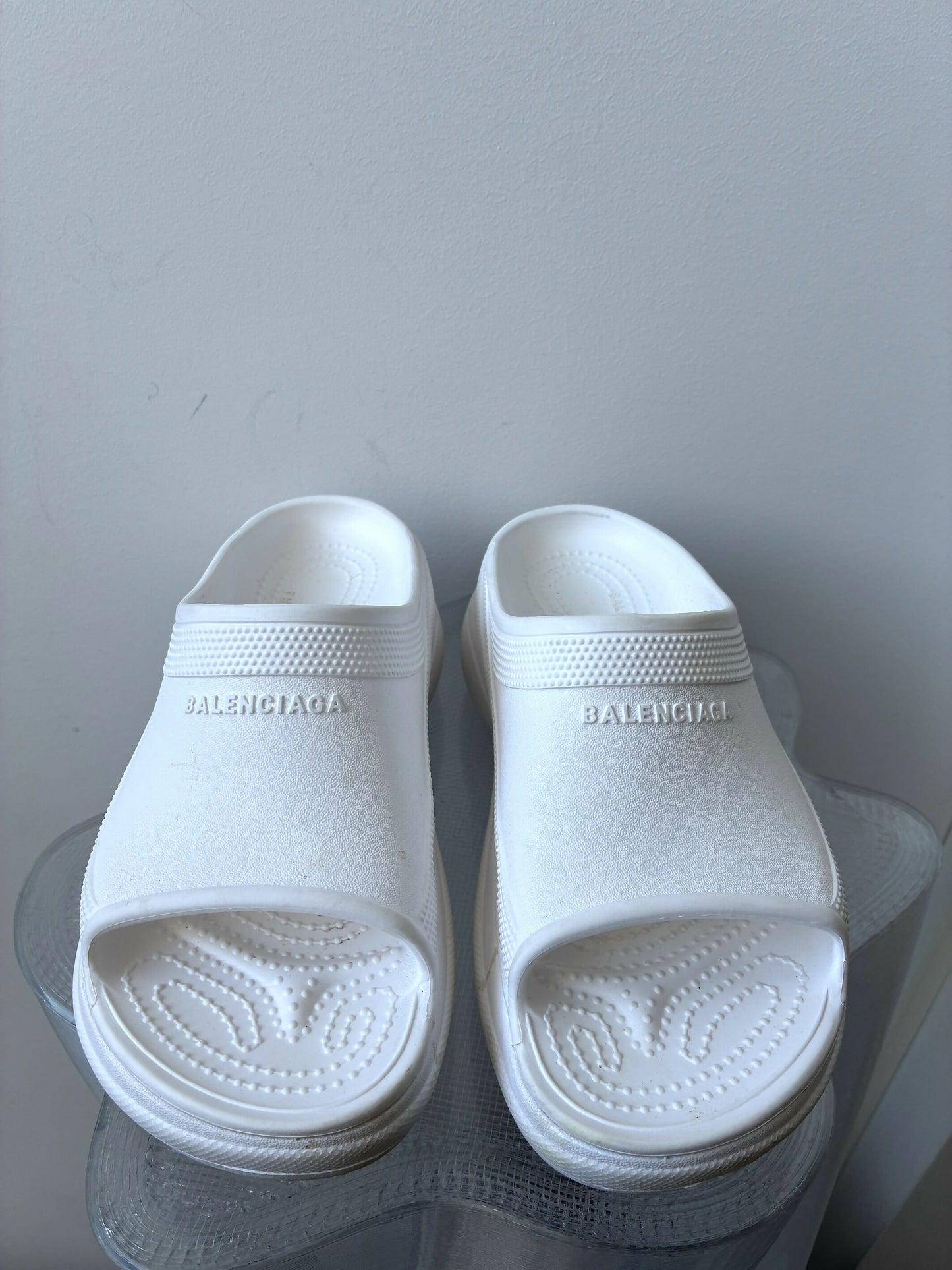 Balenciaga x Crocs Rubber Platform Slides