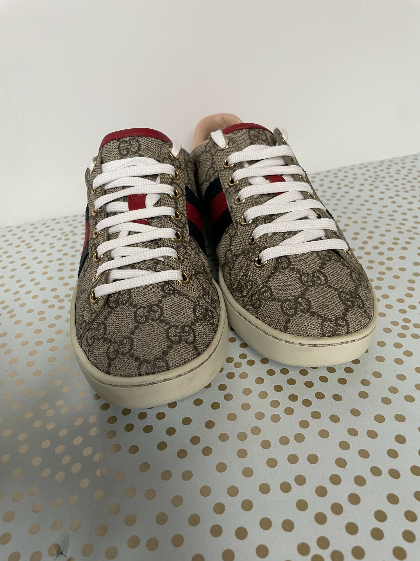 Gucci GG ace supreme canvas sneakers