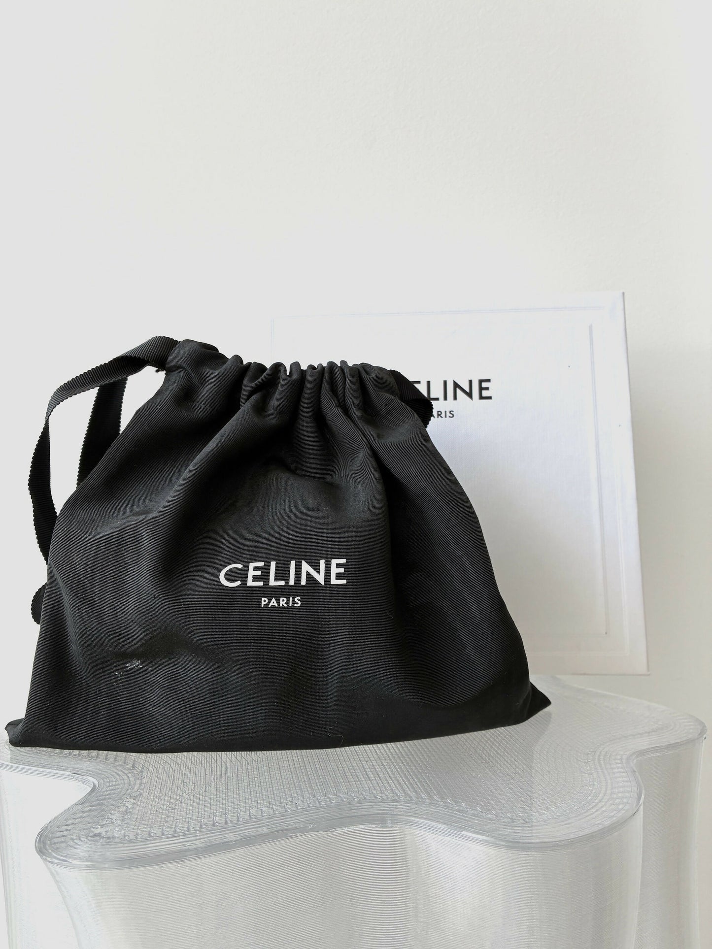 Celine Mini Claude Chain Bag in Calfskin - FULL SET