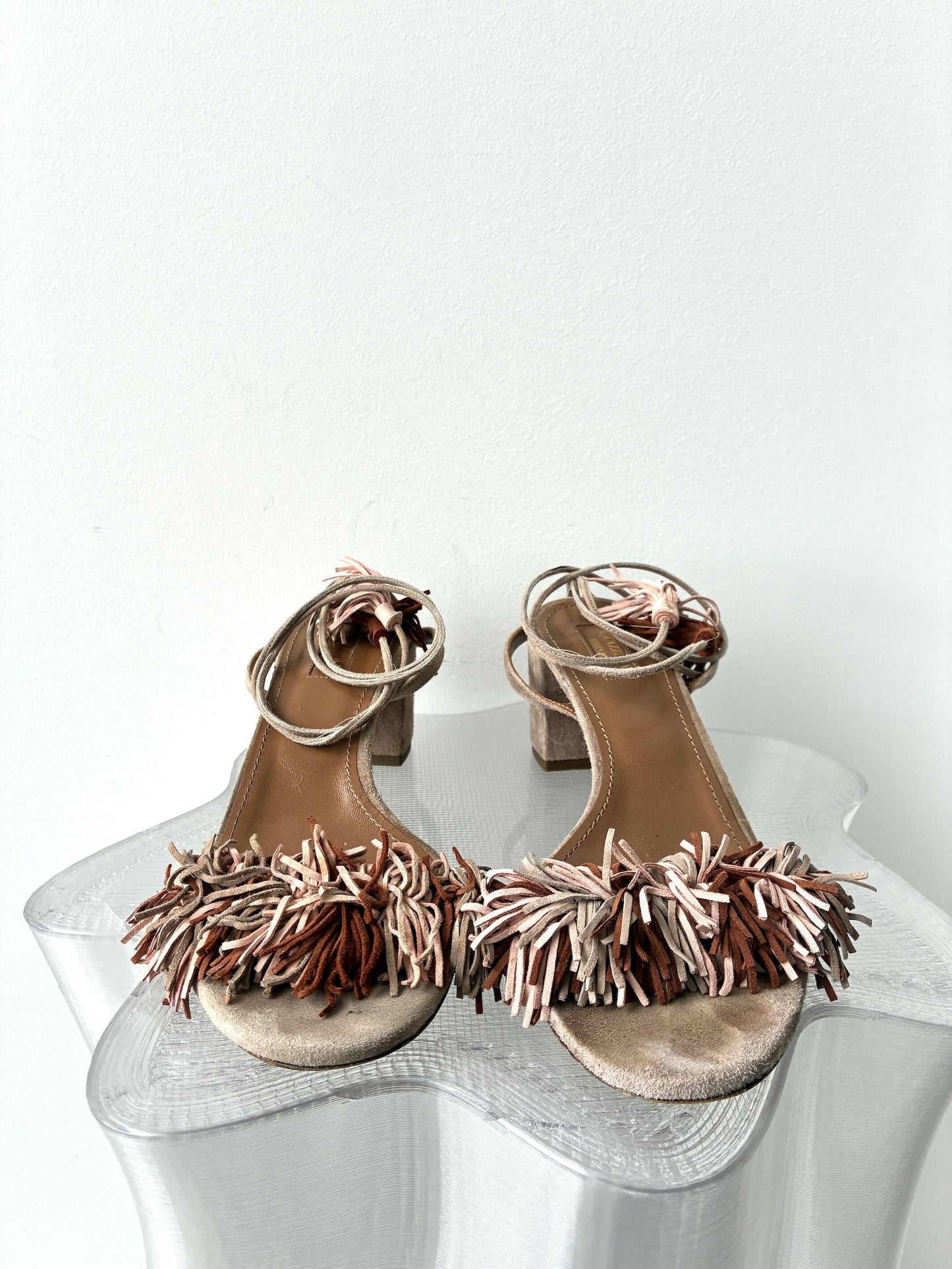 Aquazzura Wild Thing Block Heeled Sandals