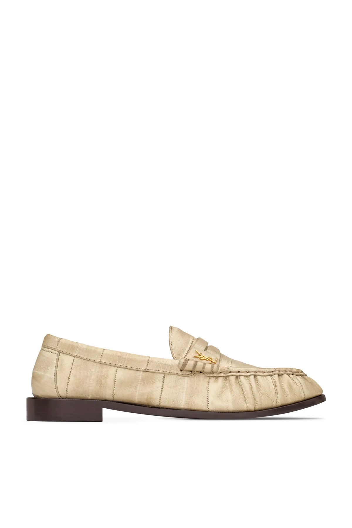 Saint Laurent Le Loafer Eel Leather Penny Loafers