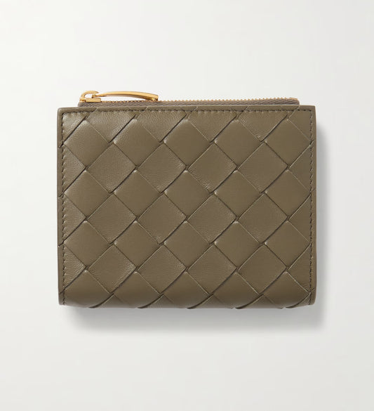 Bottega Veneta Intrecciato Leather Wallet - New