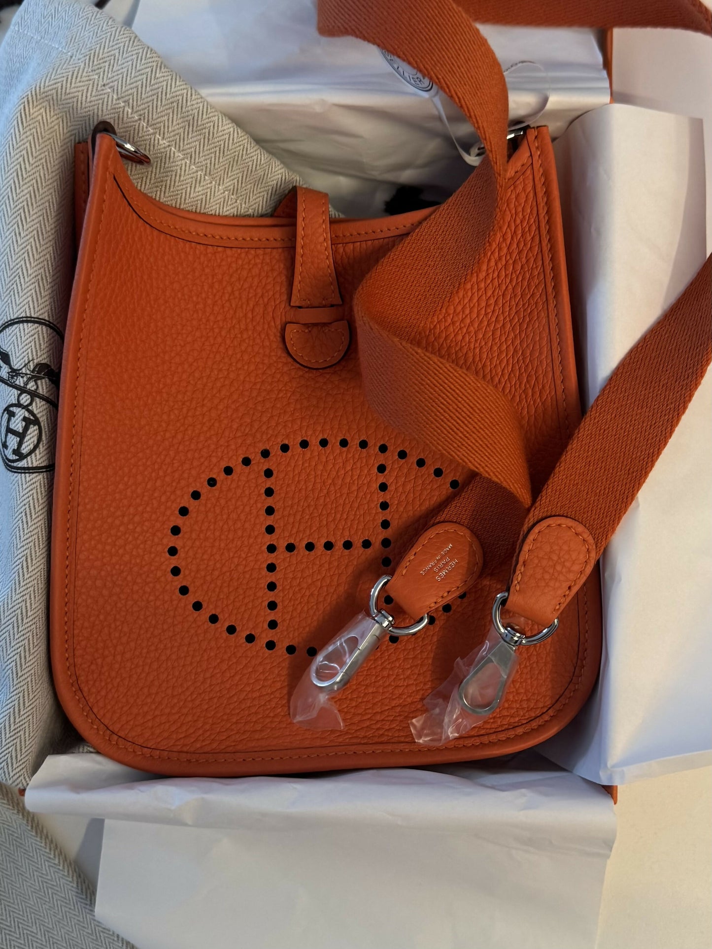Hermès Evelyne 16 Tangerine