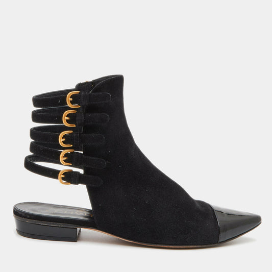 Chanel Strappy Ankle Boots - Full Set