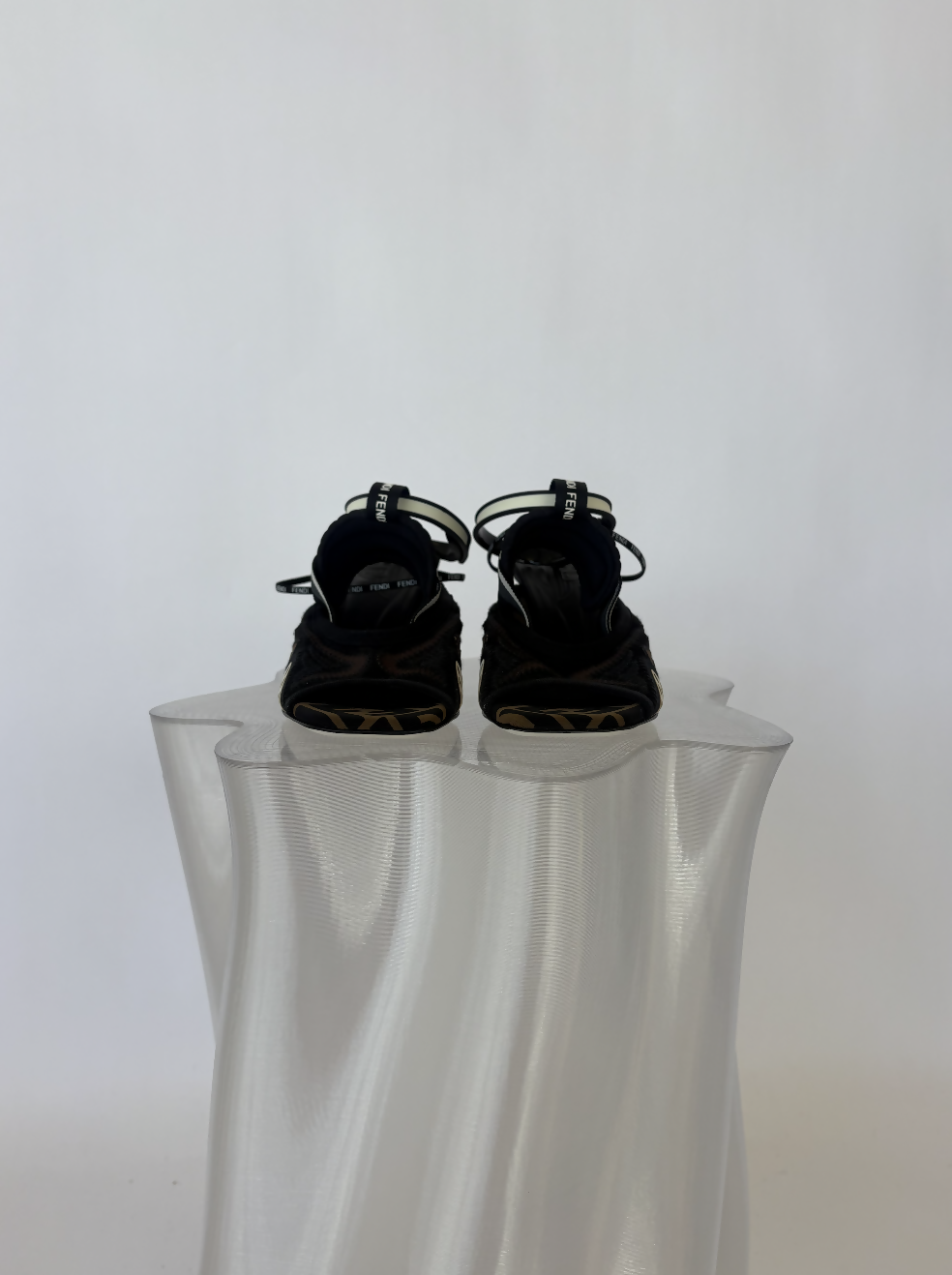 Fendi Zucca Heeled Sandals