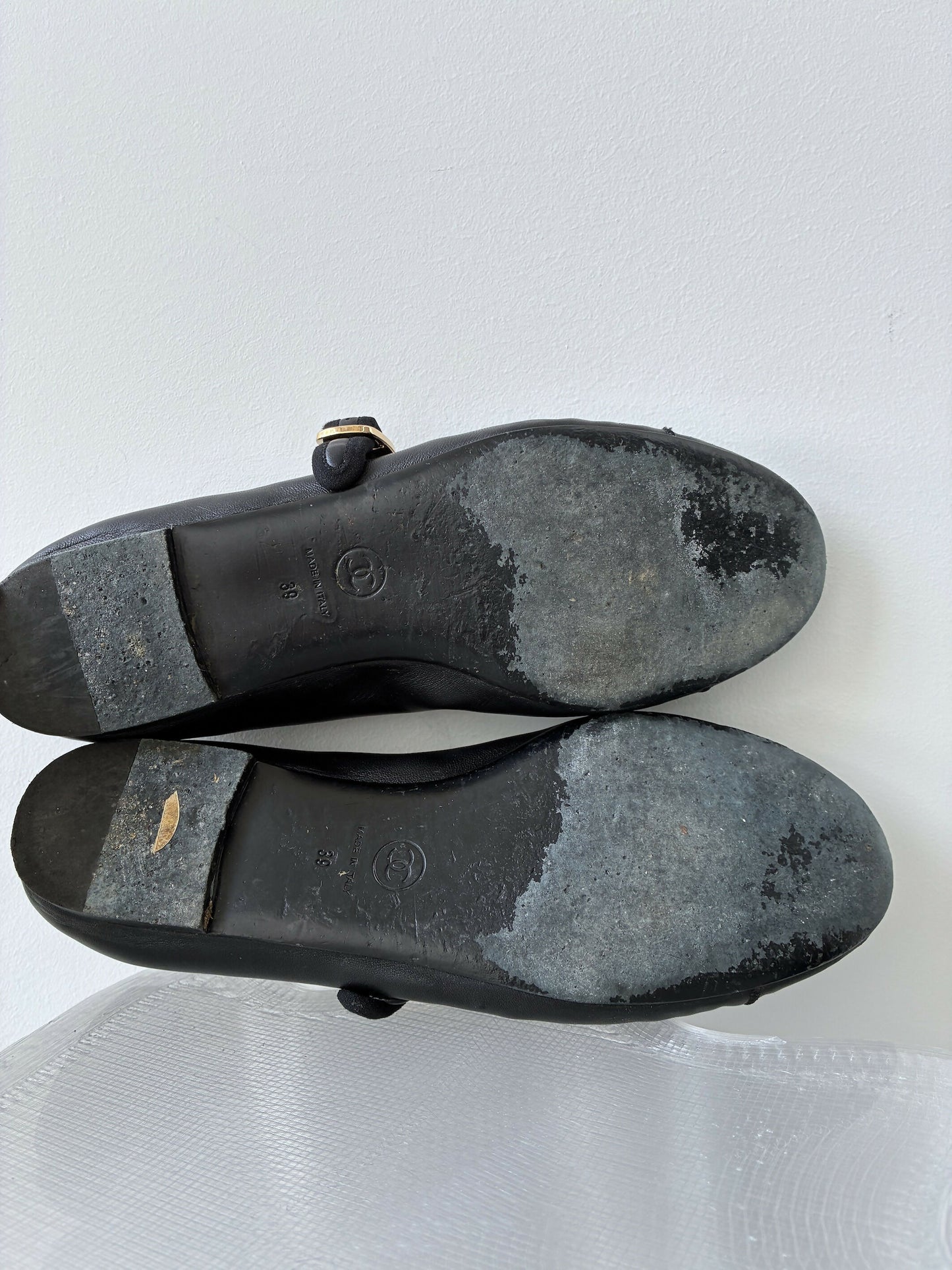 Chanel Mary Jane flats in Lambskin - FULL SET
