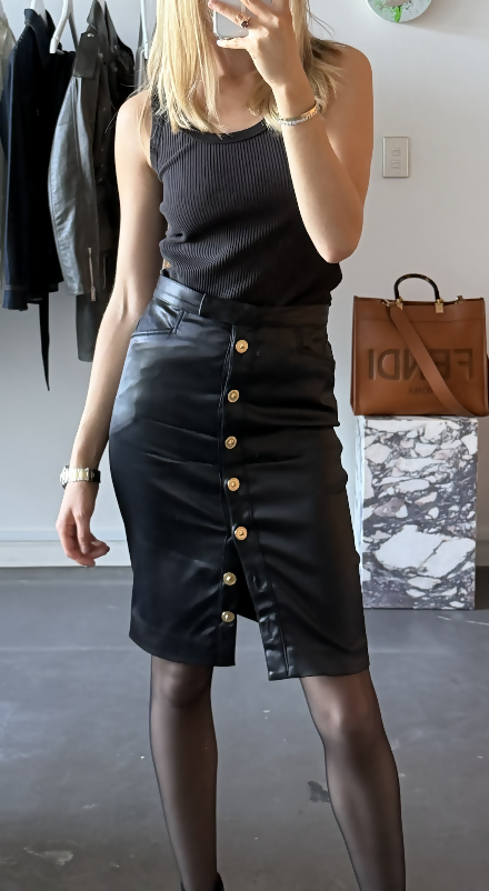 Versace Black Skirt