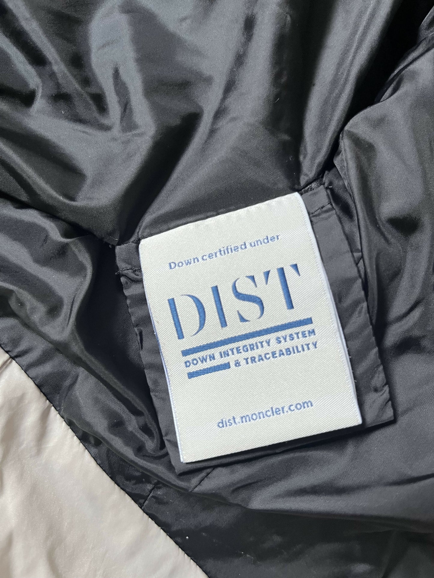 Moncler Cream Down Jacket