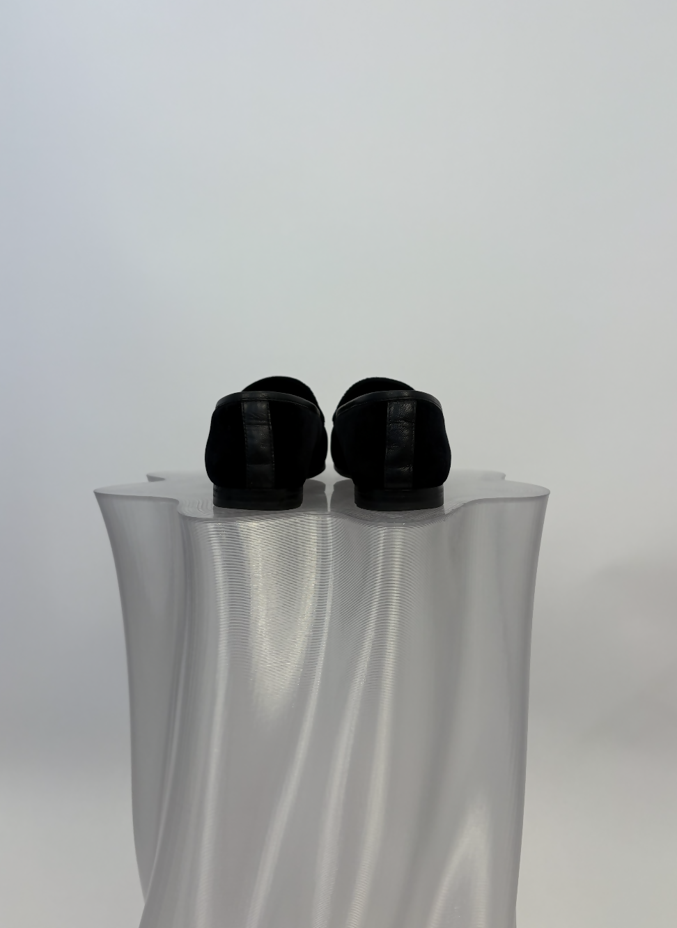 Gucci “Jordaan” Velvet Loafers in Black with Gold Hardware - FULL SET