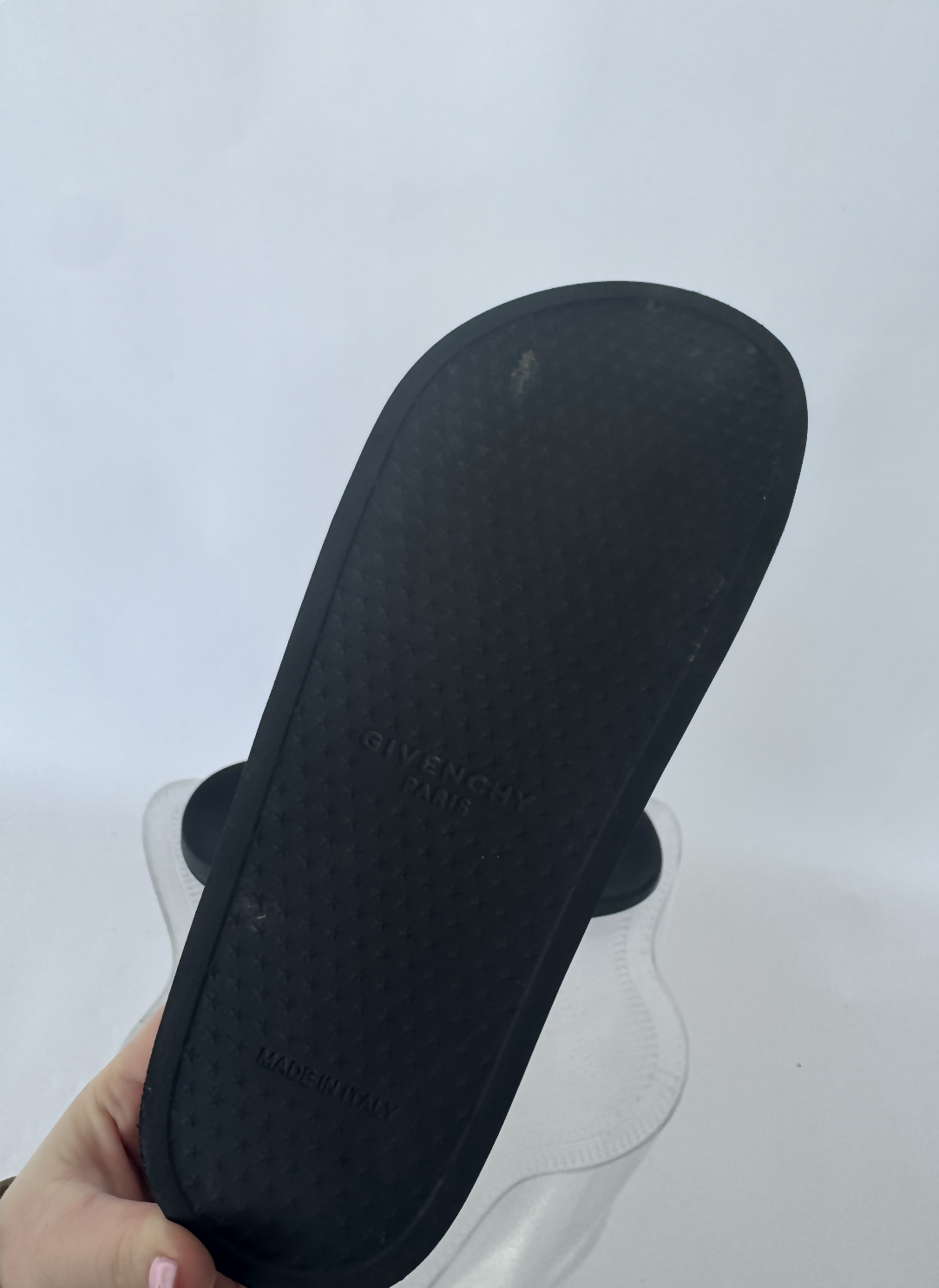 Givenchy Logo-Print Rubber Slide - FULL SET