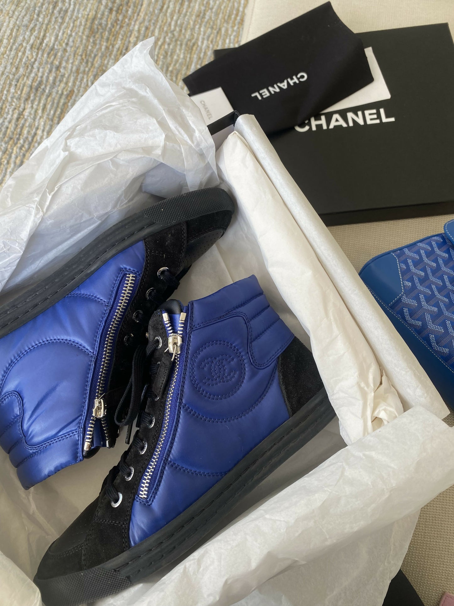 Chanel High Top Sneakers
