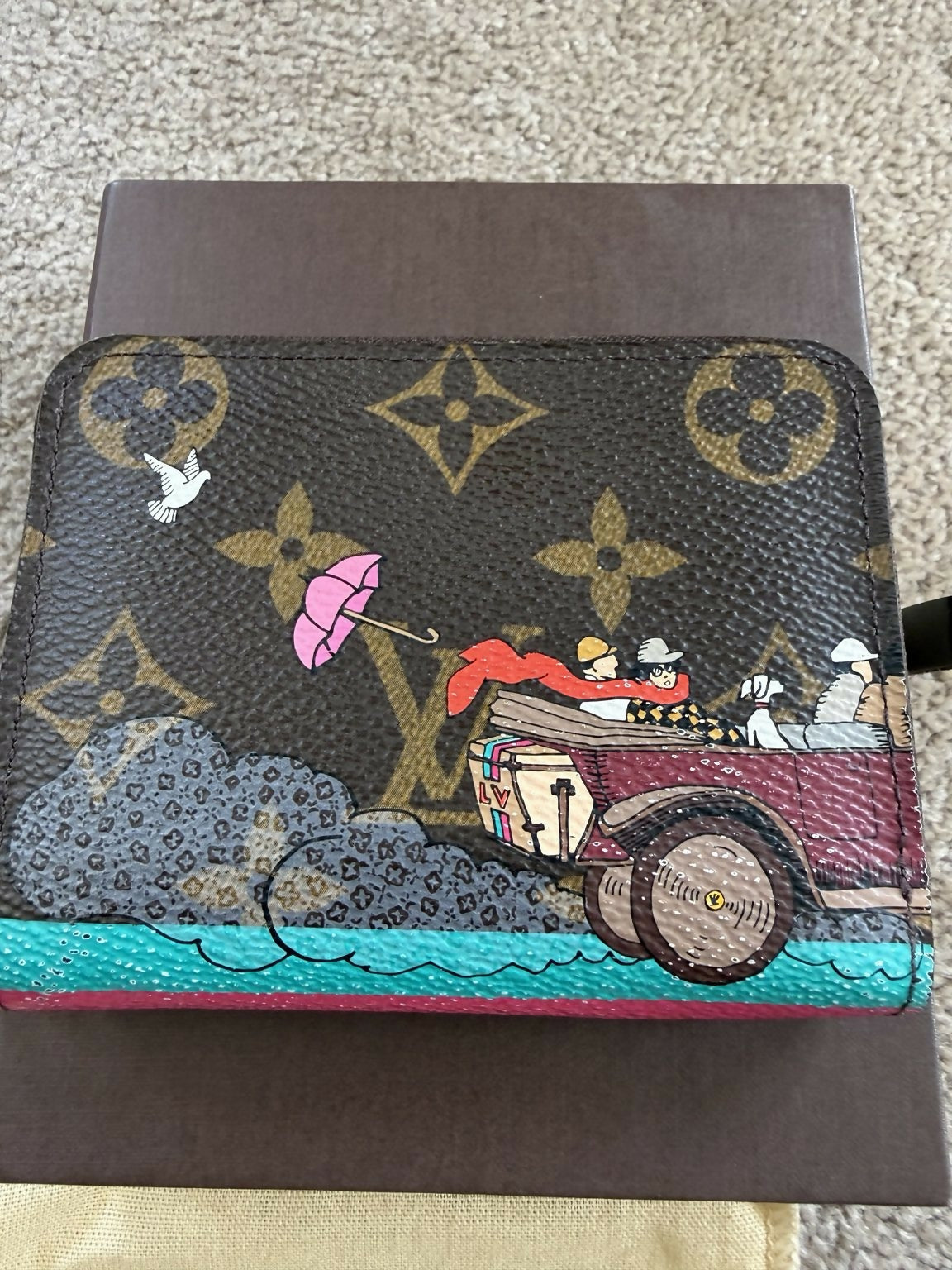 Louis Vuitton Monogram Illustre Zippy Coin Wallet - FULL SET